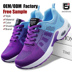 813 New style Casual Comfortable Knitting Fabric sport shoes for women Breathable Shoes last Ladies Shoes