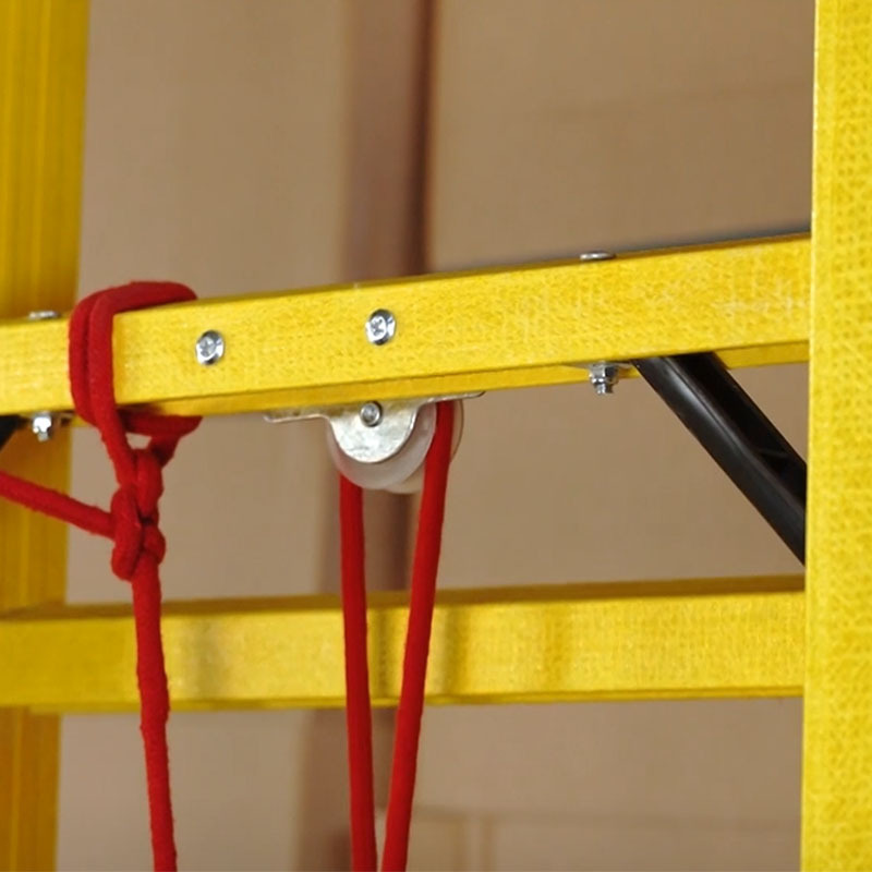 Extension Ladder Fiberglass, Electric Insulated Fiberglass Extension telescopic Ladder