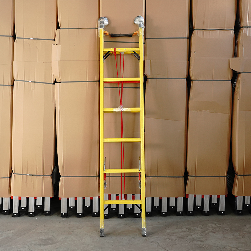 Extension Ladder Fiberglass, Electric Insulated Fiberglass Extension telescopic Ladder