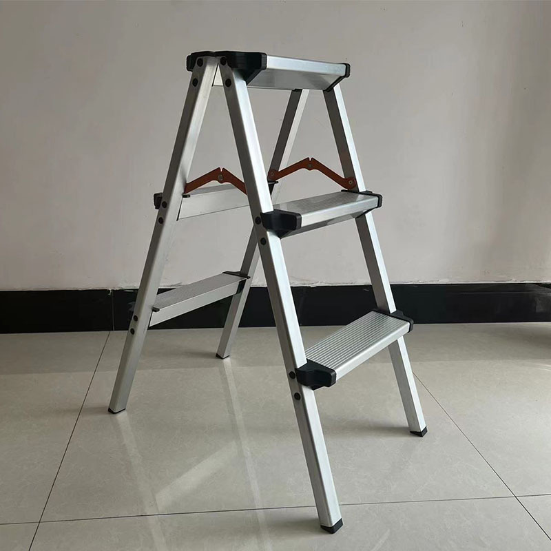 foldable aluminium 2 meter ladder small folding step ladder scissors ladder