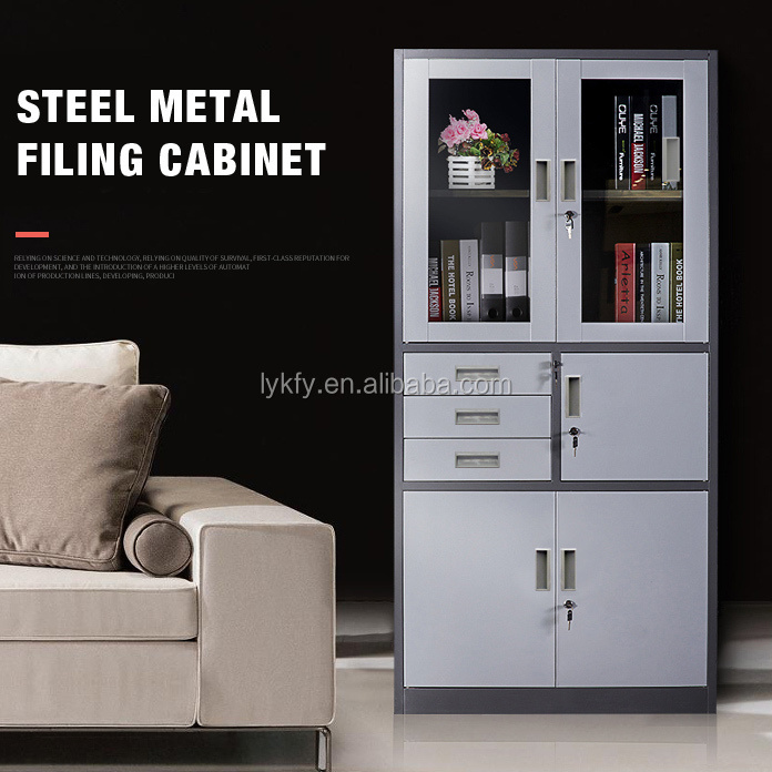 Hot sale Knock-down Steel Filing Office Large Metal Storage Cabinets