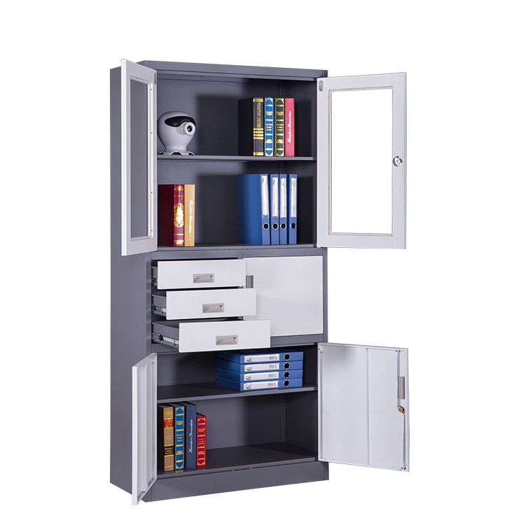 Hot sale Knock-down Steel Filing Office Large Metal Storage Cabinets