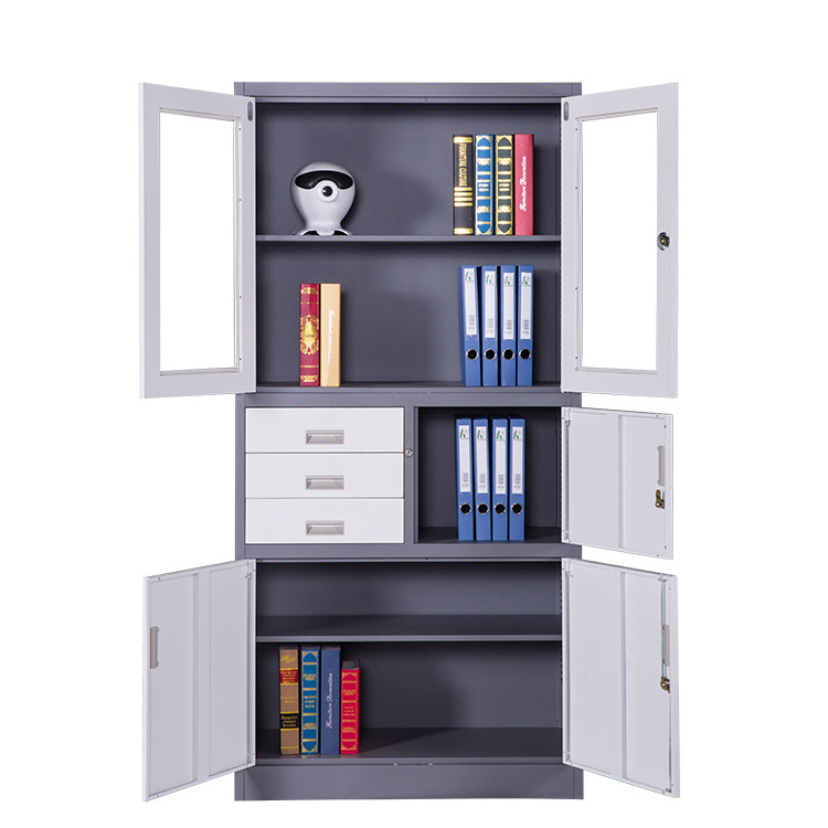 Hot sale Knock-down Steel Filing Office Large Metal Storage Cabinets