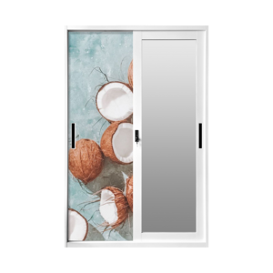 2 Doors Steel Almirah Locker With Safe Box Lock Metal Almirah With Locker And Mirror