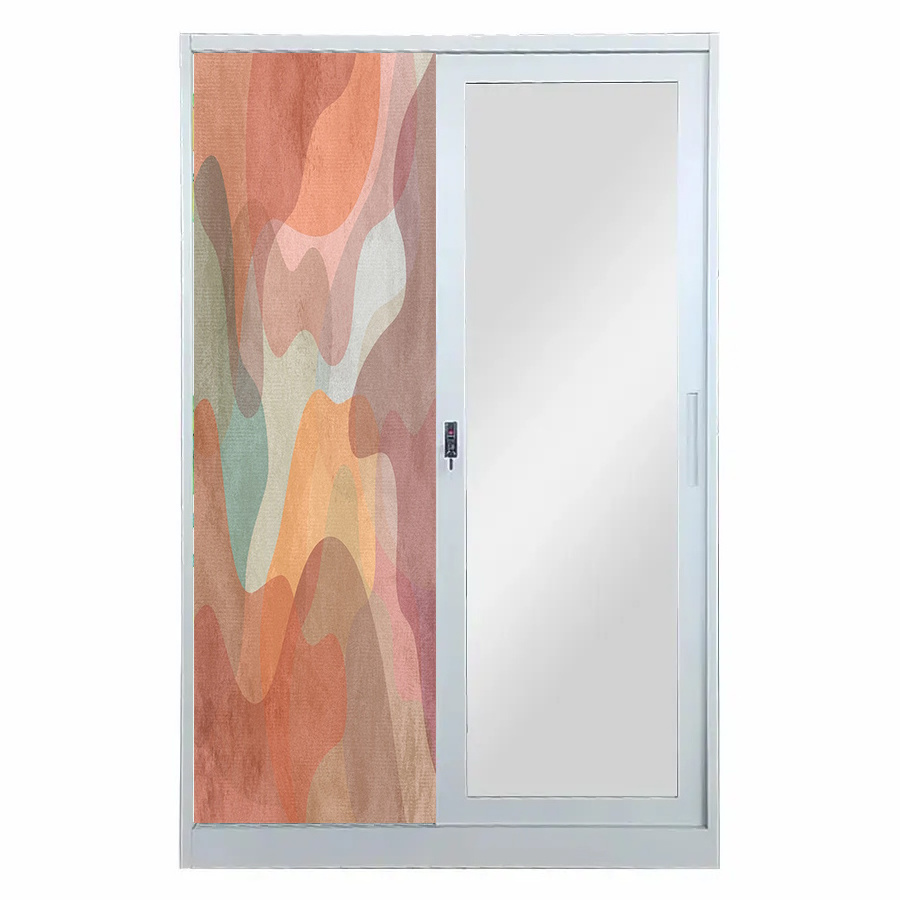 Various Colors Wardrobe With Mirror Painted Armoire Sliding Door Wardrobe Closet