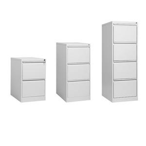 China luoyang kening Vertical 3 Drawers Metal Filling Cabinet 3 Layer Steel storage file cabinet metal drawer units