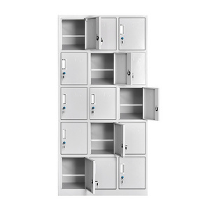 changing room station school gym customize high quality employee storage cell phone 15 door steel lockers