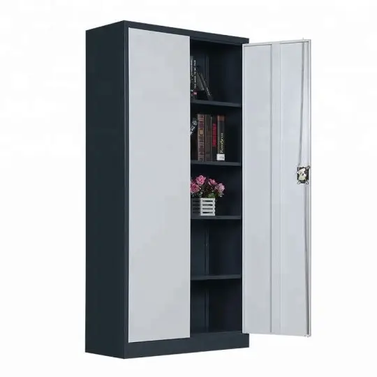 Steel cabinet 2 door steel filing cabinet  metal cupboard office filing storage cabinet locker