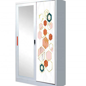 Metal Large Capacity Storage  Steel Almirah Cabinet Closet Alacena Sliding Door Dressing Room Locker