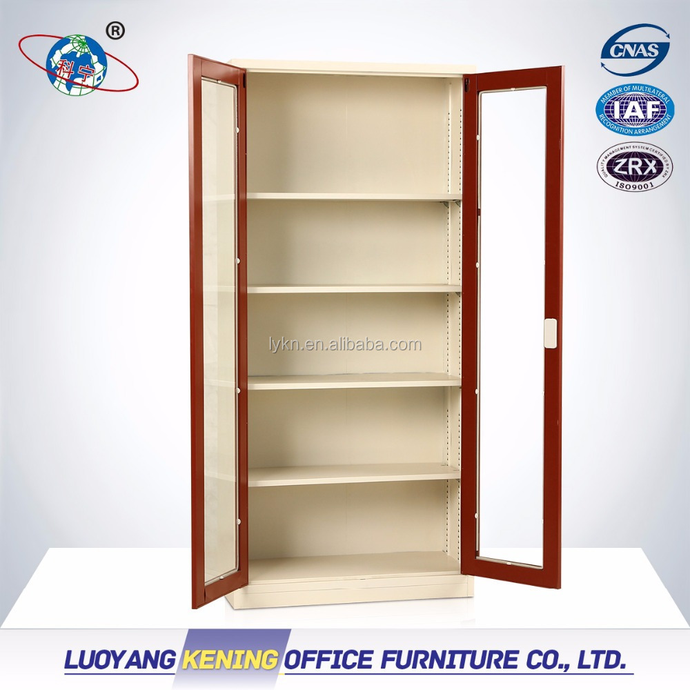 Dental Medical Supply Storage Cabinet Locking Doors Storage Locker for Sale/lucid Glass Office Furniture Filing Cabinet Top