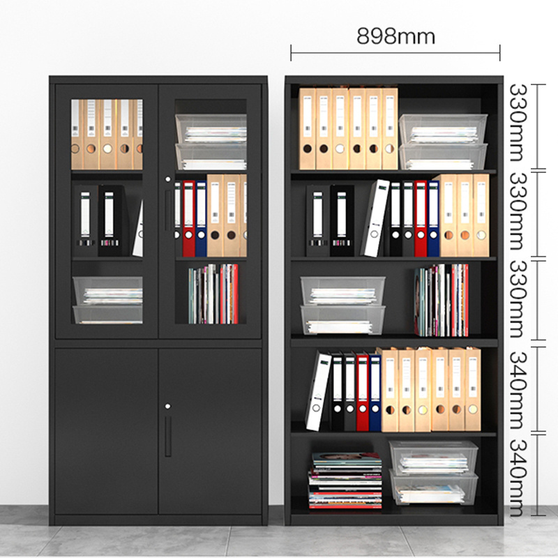 KD 2 door metal glass door medicine cabinets/steel cupboard store design/storage office furniture suppliers