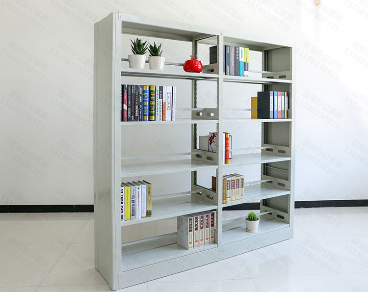 Top Quality Metal Book Shelf/Library 6 Layer Double Side Metal Book Shelf