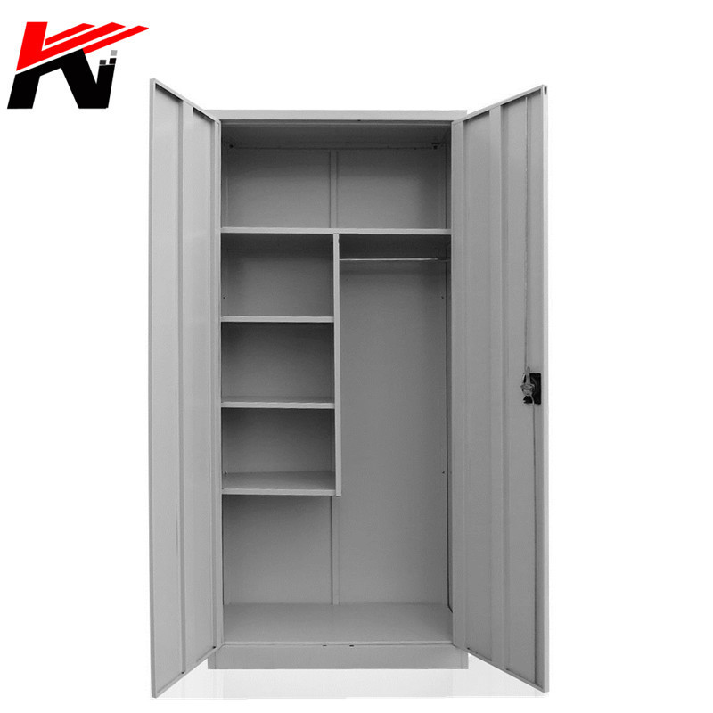 Outdoor Lockable Broom Storage Cabinet Garden Tool Patio Cupboard 2 Doors 4 Shelves Modern Outdoor Furniture Garden Set 2 Years