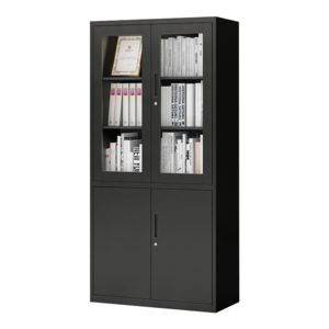 KD 2 door metal glass door medicine cabinets/steel cupboard store design/storage office furniture suppliers