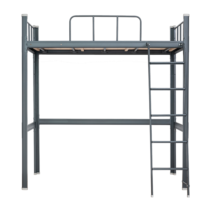 New design double queen size bed good quality heavy duty steel metal loft bed adult steel bunk bed