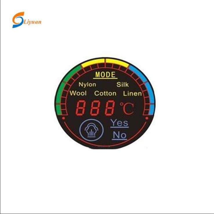 Popular round 7 seg fpc mini oled display for regulator LCD Display