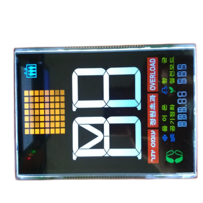 16 segment display transparent color segment lcd no case lcd screen for elevator display