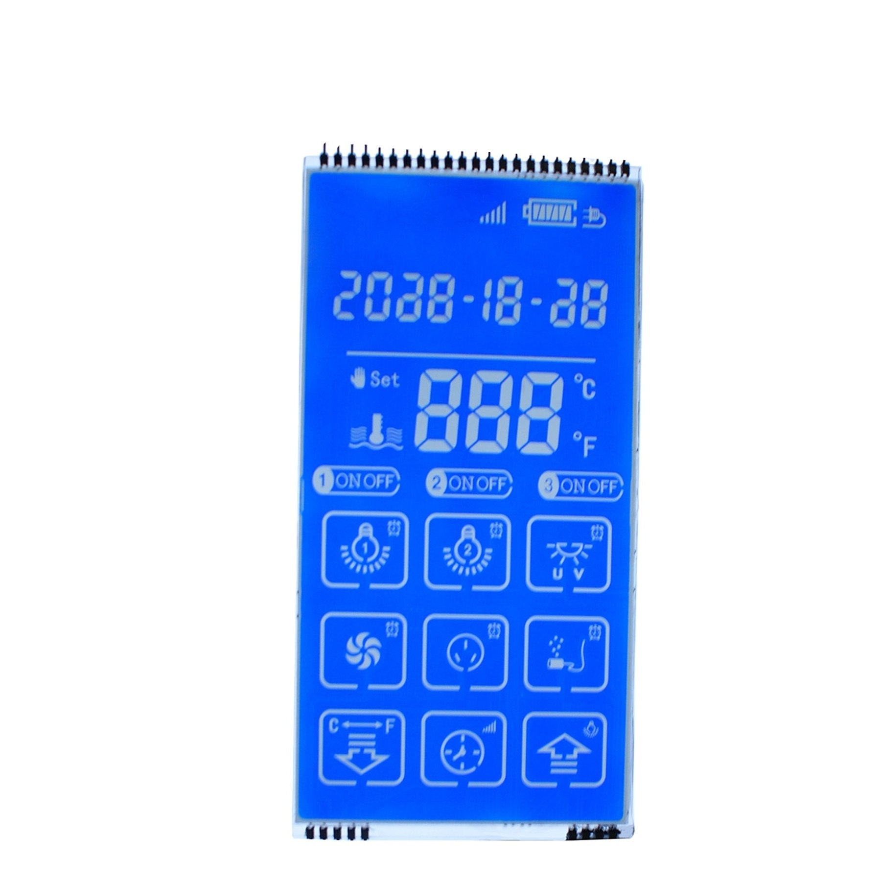 lcd display oem,high quality Positive TN segment touch screen micro lcd 5v lcd display for Industrial Control