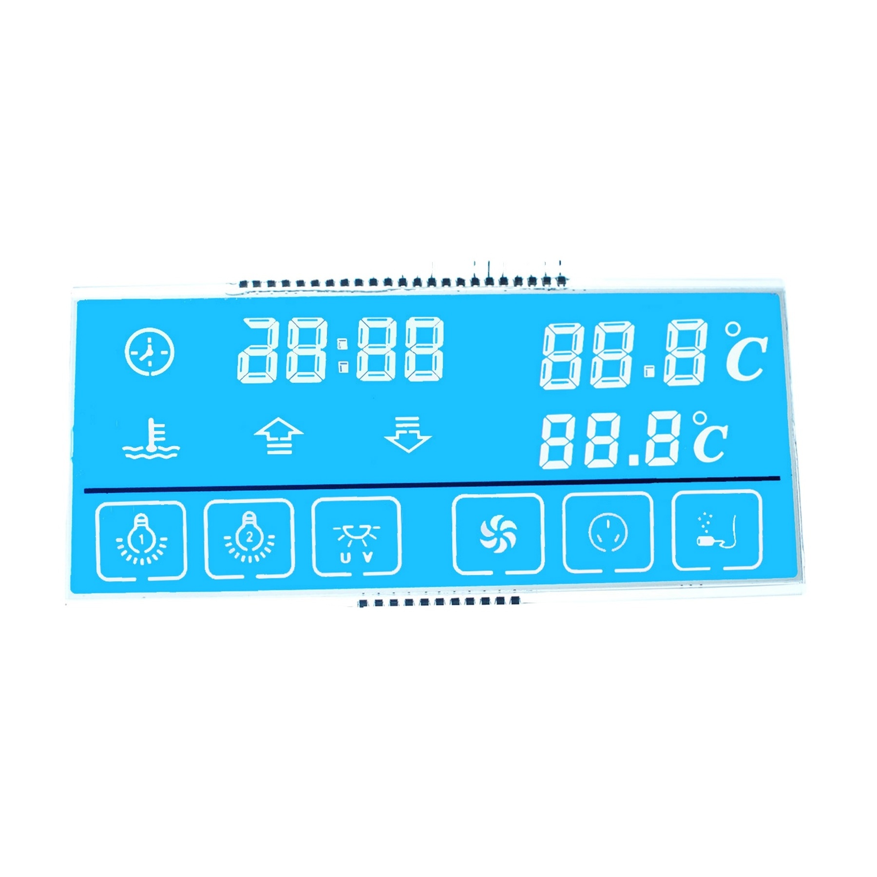 lcd display oem,high quality Positive TN segment touch screen micro lcd 5v lcd display for Industrial Control