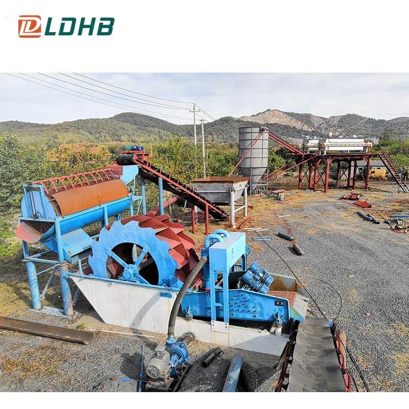 Mineral separating washer gold trommel silica sand washing equipment plant for sand gravel aggregate