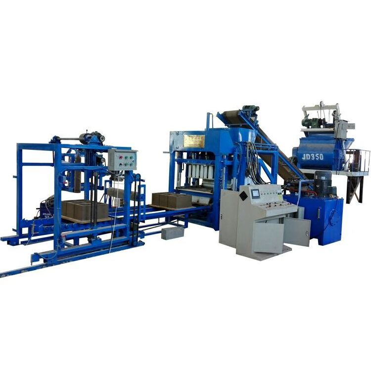 QT4-20 Full Automatic Concrete Hollow Block Bricks Making Machine Maker Manufacturer Price In India China