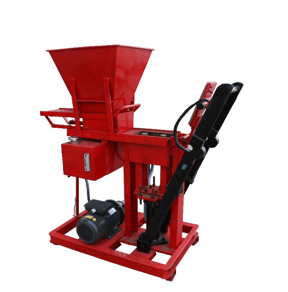 Manual Compressed Earth Block Machine HBY2-15 Cement Interlock Brick Machine/ Manual Fly Ash Brick Making Machine