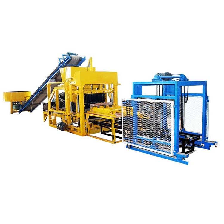 QT4-20 Full Automatic Concrete Hollow Block Bricks Making Machine Maker Manufacturer Price In India China