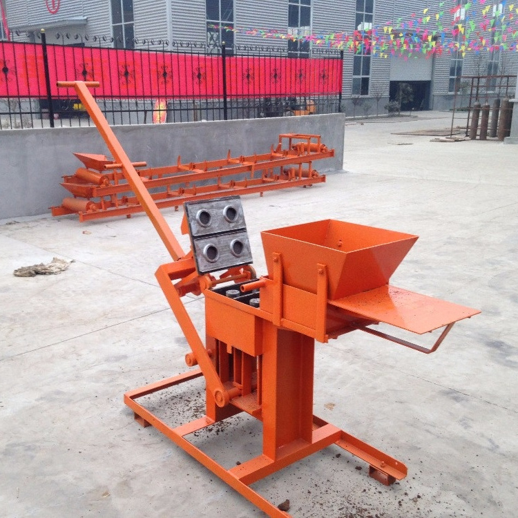 QMR2-40 mud clay block/brick making machine, hot sale manual interlocking brick machine kenya