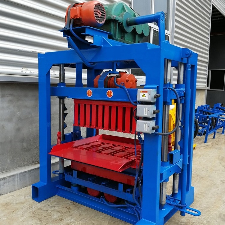 Qtj4-40 Hallow Block Brick Concrete Cement Blocks Making Machine Molds