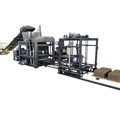 QTJ4-18 Fully Automatic Block Production Line Hydraulic Concrete Paver Block Machine Cement Hollow Brick machine price