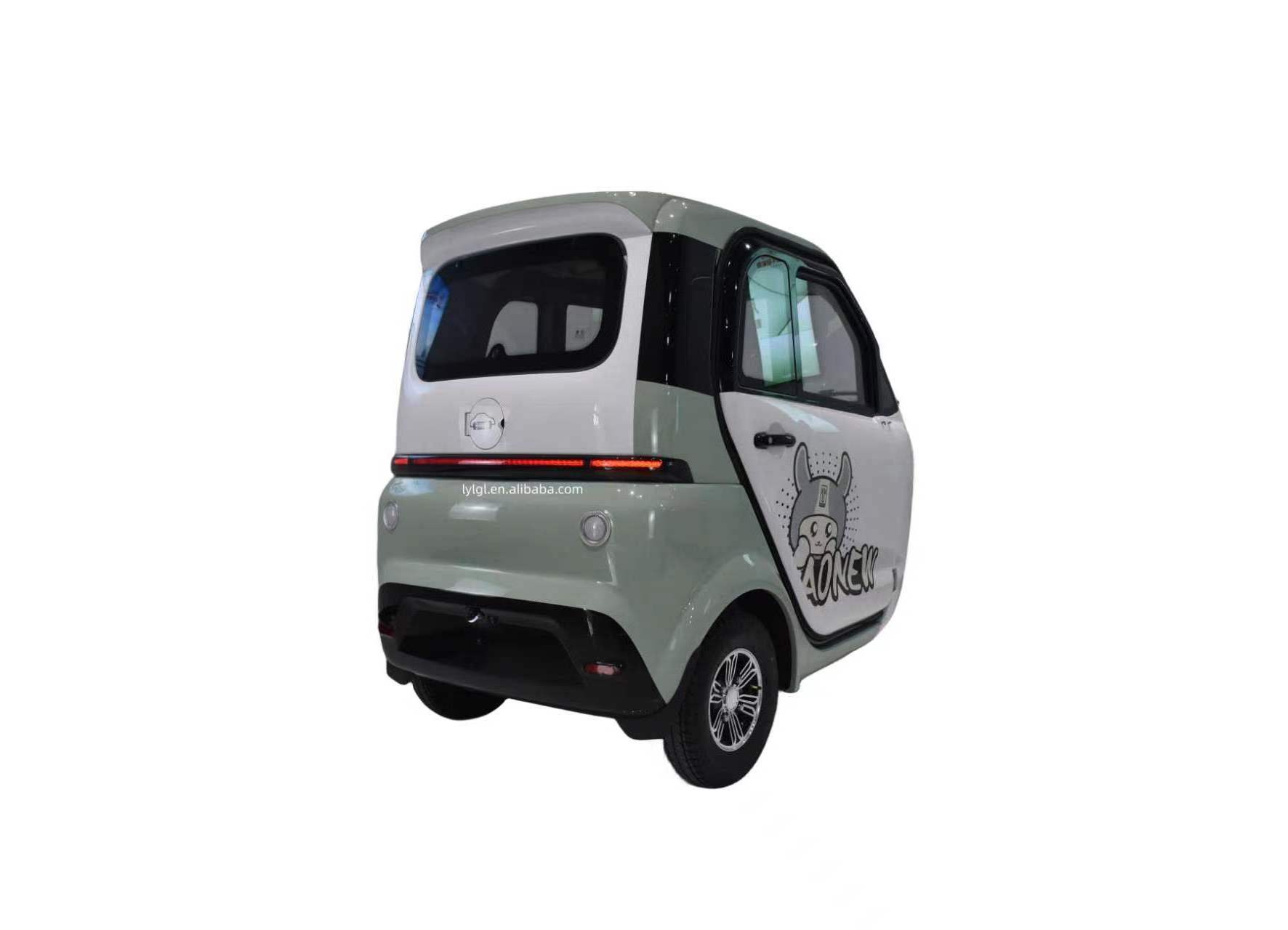 LYLGL L9 EEC Cheap 3 Wheel 4 Wheel Electric Vehicle 1500w E Motor Electric Fully Enclosed Tricycle