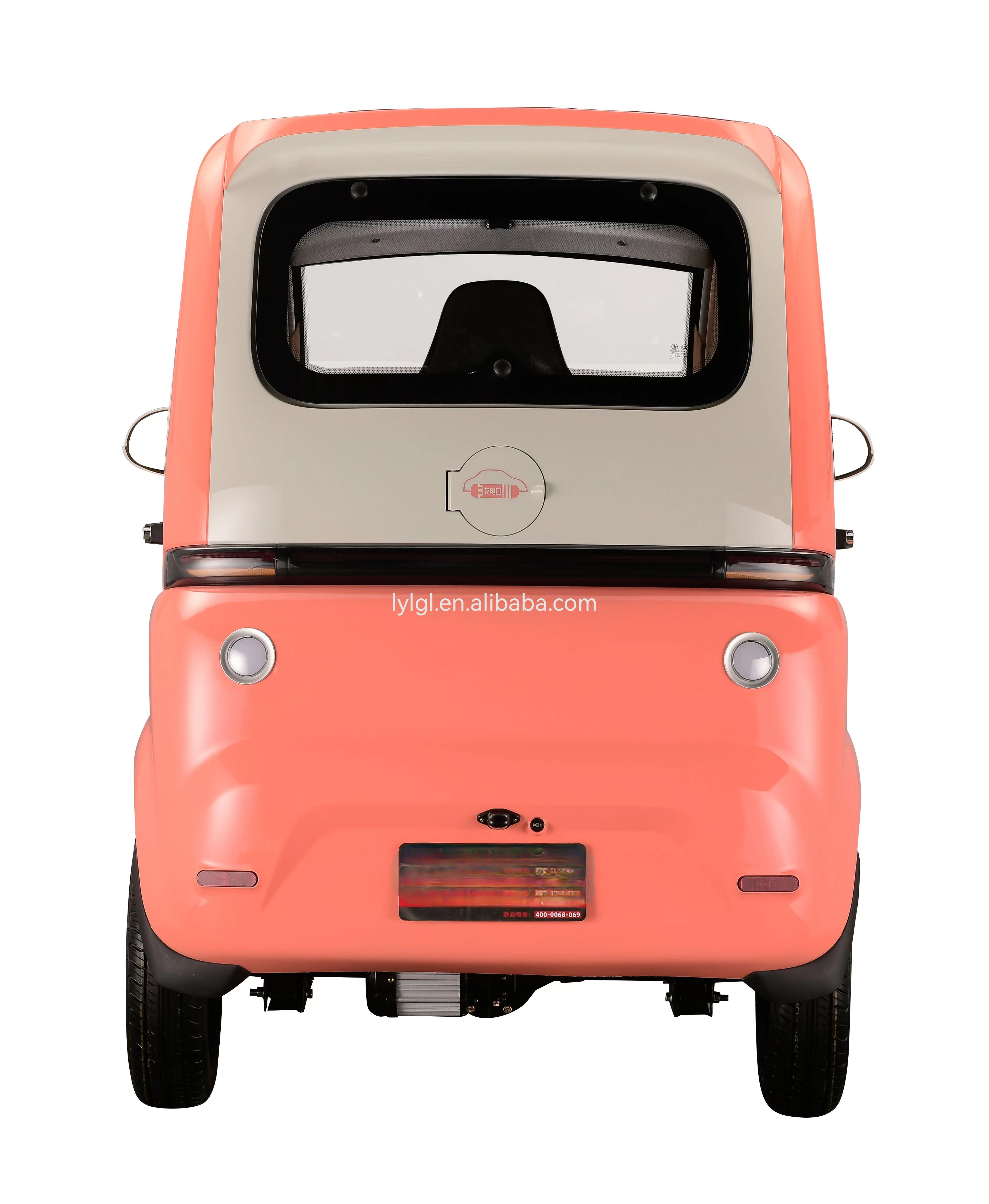 LYLGL L6 EEC Certified Closed Cabin Scooter 3 Wheel 1500W Customized Color Adult Electric Tricycle