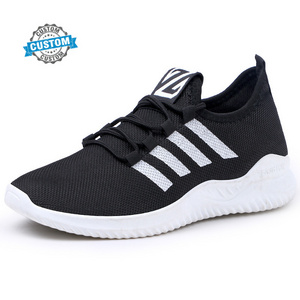 factory price cheaper for men pvc shoes walking sports black and white sneakers casual shoes