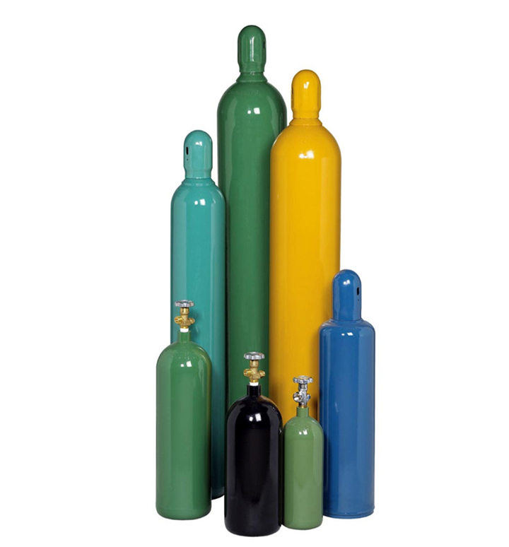 DOT TPED ISO9809 high pressure medical seamless 40L oxygen/Nitrogen/CO2/Argon/Hydrogen gas cylinder/tank/bottle price for sale