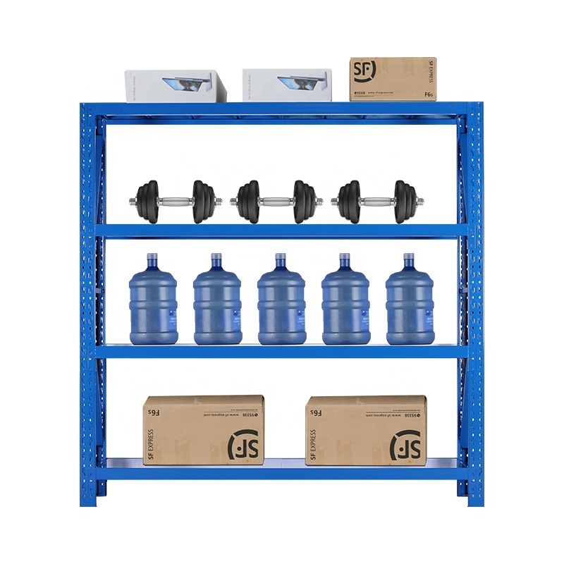 Customized Industrial Steel Storage Stacking Racks Adjustable Medium Duty Metal Shelves for Garage Warehouse