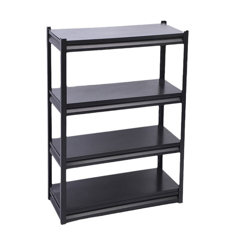 Cheap warehouse use shelves adjustable storage rack home kitchen 4 layer steel metal short racks