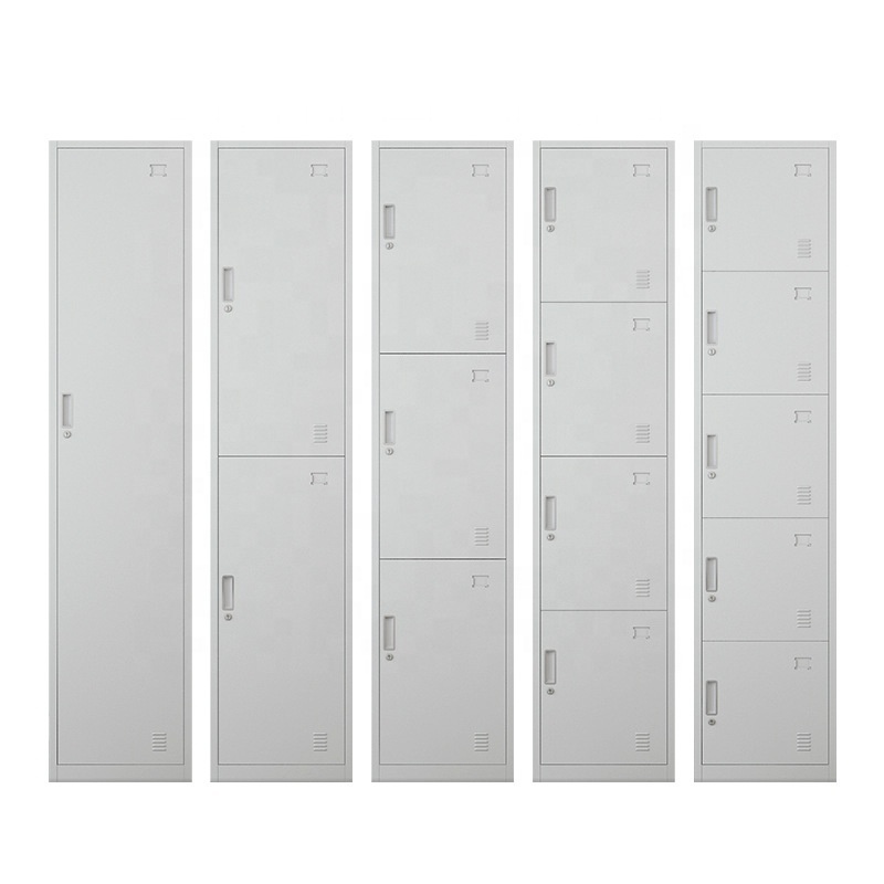 Easy Installation Single Door Metal Sheet Staff Garage Tool Cabinet Storage Steel Locker