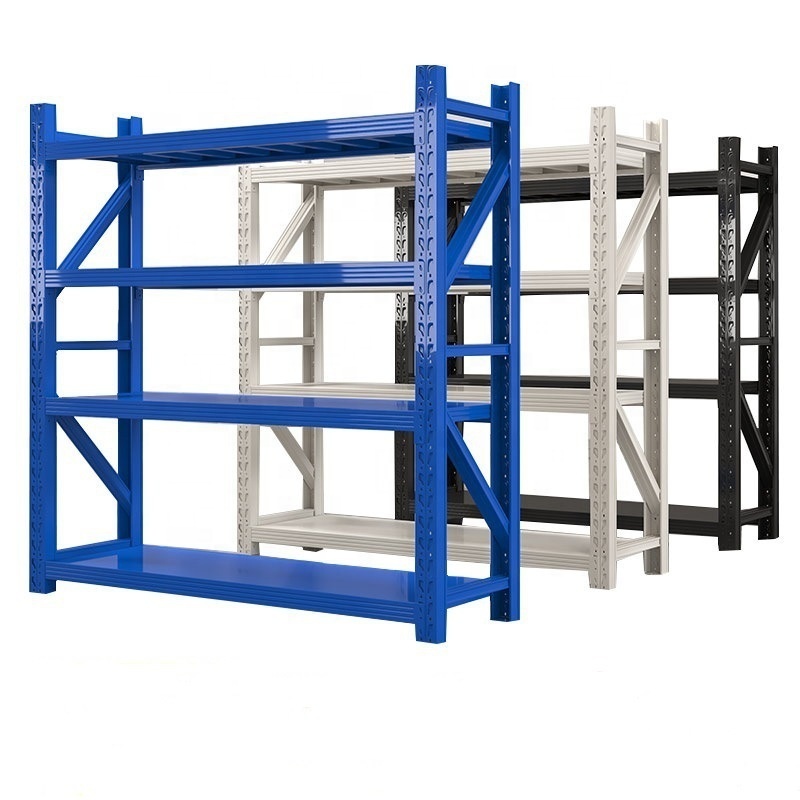 Industrial Heavy Duty Workshop Multi-level Metal Rack Goods Storage Steel Shelf Iron Rack