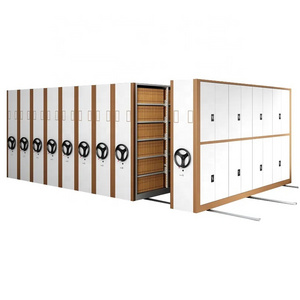 Factory Supply Steel Mobile Compactor Filing Cabinets Movable Archive Shelving System