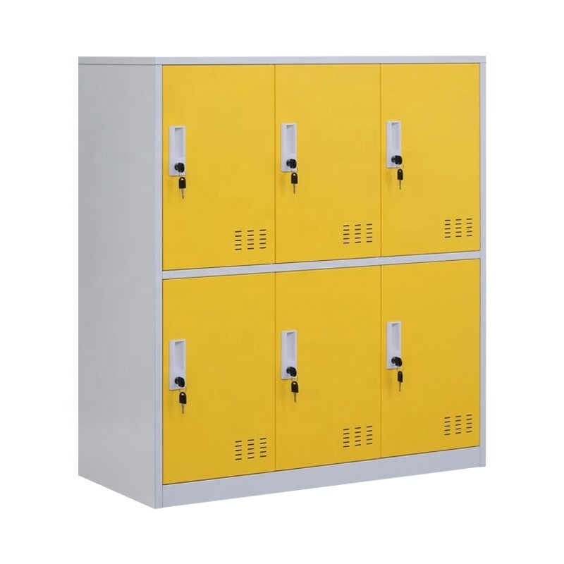 Kindergarten School 9 Door Short Steel Storage Locker Children Small Metal Locker For Bags and Clothes