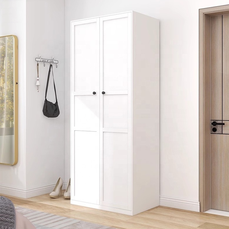 Bedroom Furniture Promotional Metal Wardrobe Cabinet Dressing Room Large Storage Clothing Locker