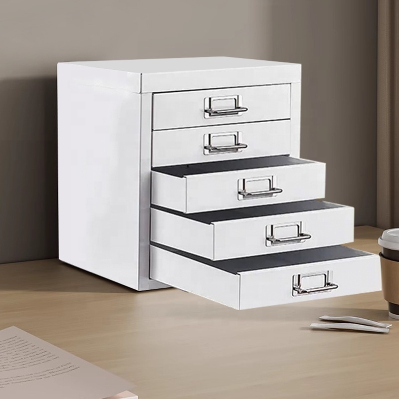 Cheap Mini 5 Drawers Sorting Metal File Storage Cabinet For Office Home