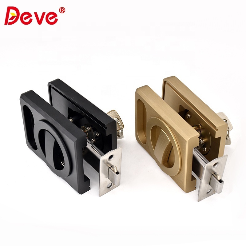 Heavy Duty Aluminum High-End Lever Narrow Framed Sliding Glass Door Lock