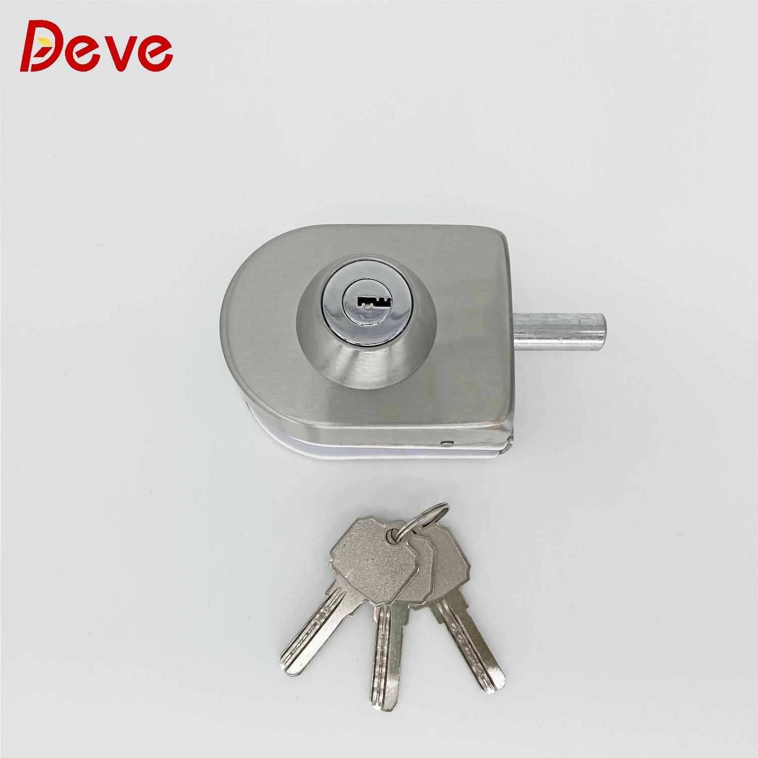 No Drilling Tempered Glass Door Lock cerradura de puerta de vidrio para oficina