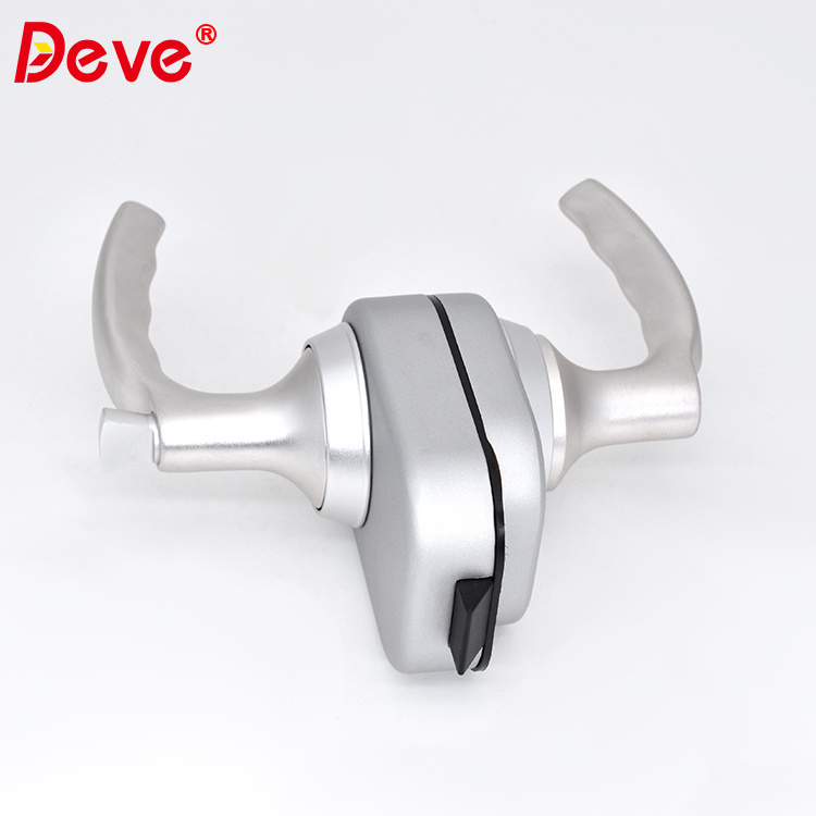 Wholesale Swing Glass Door Lock Toughened Glass Door Handle Aluminum Lock With Brass Key