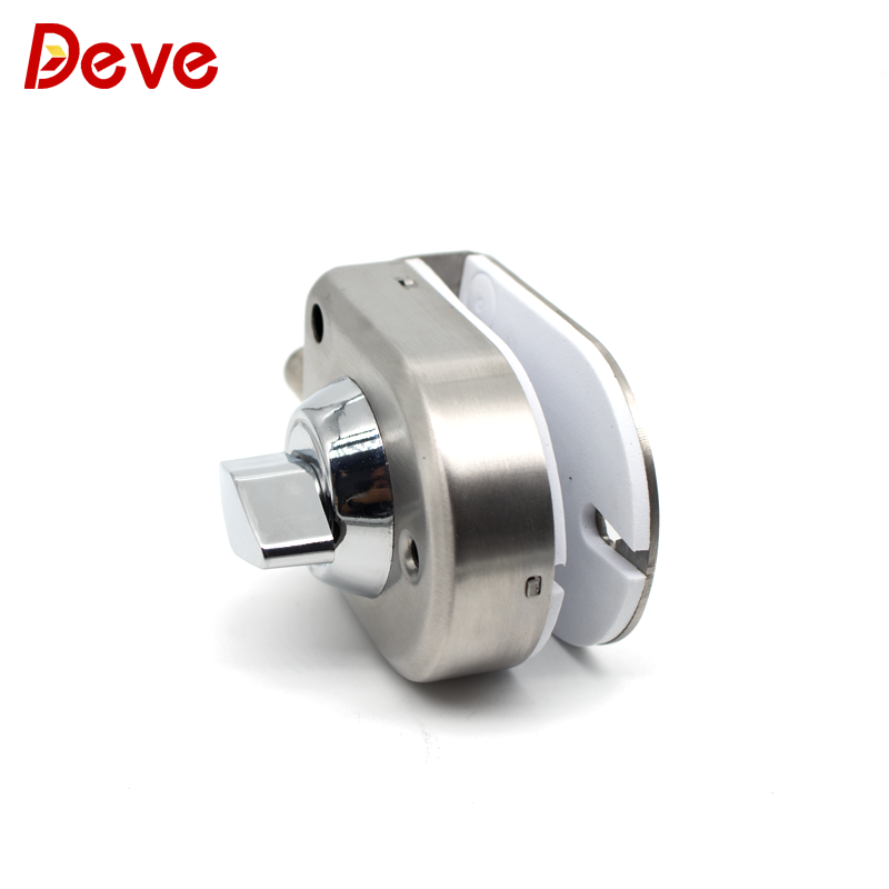 Stainless Steel Shower Glass Door Sliding Glass Button Lock