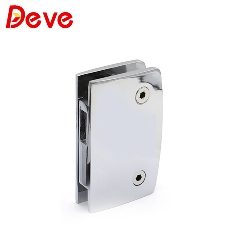 Zinc Alloy Tempered Glass Sliding Shower room Hook Door Lock