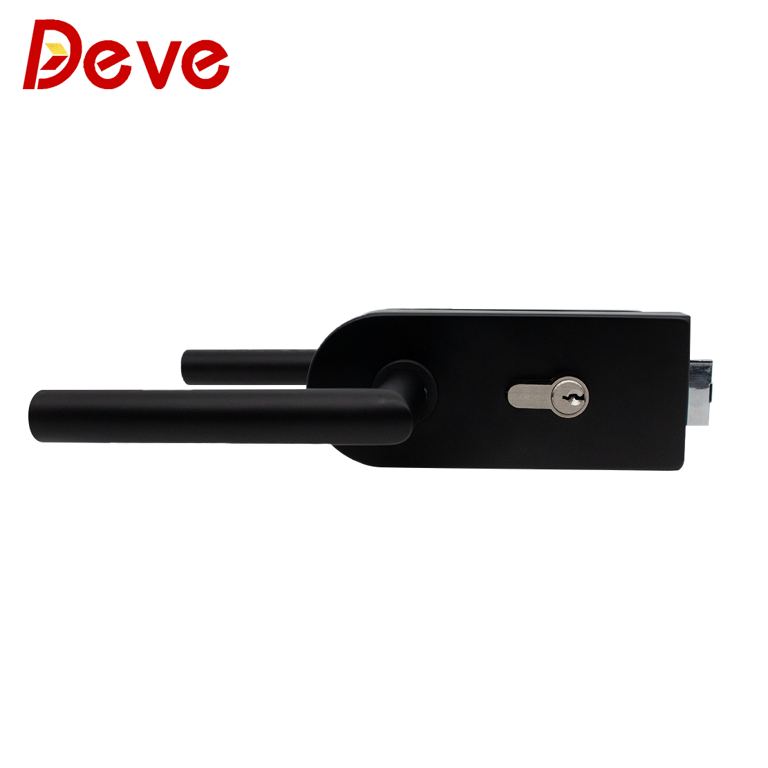 Black Lever Handle Glass Door Sliding Glass Gate Lock