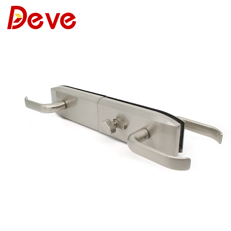 Sliding Handle Glass Lock Double Side Latch Glass Door Lock