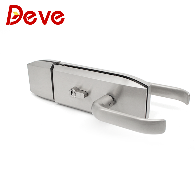 Sliding Handle Glass Lock Double Side Latch Glass Door Lock